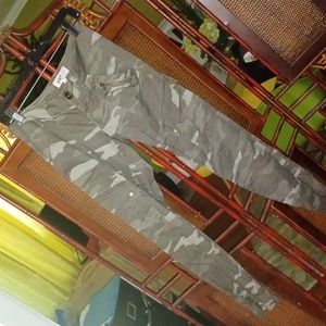 Camouflage jean pants